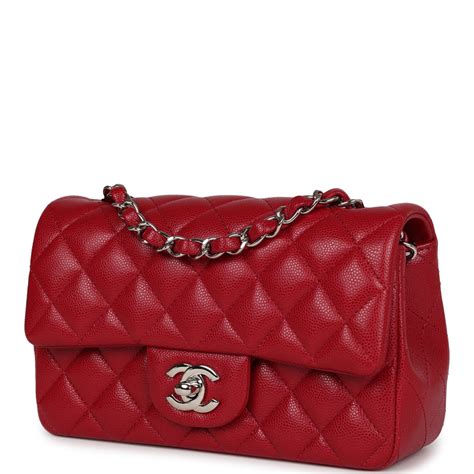 chanel rectangular mini red